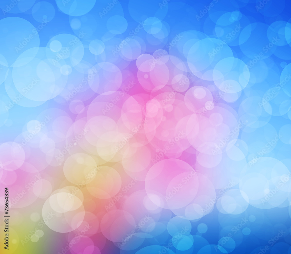 Abstract colorfull bokeh lights background.