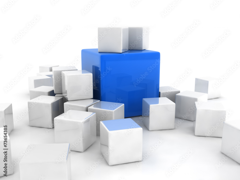 blue cube blue cube