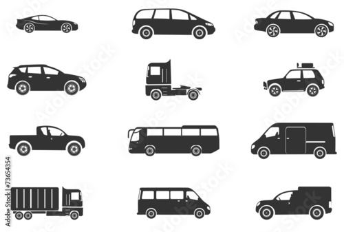 Vehicles Icon Set