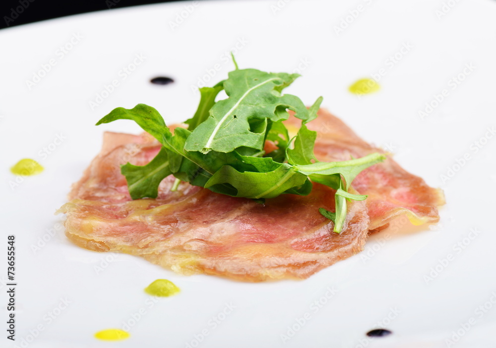 Beef carpaccio / Fine dining