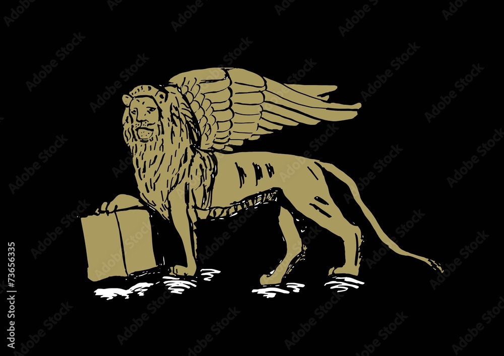 Fototapeta premium Saint Mark Lion,Venice
