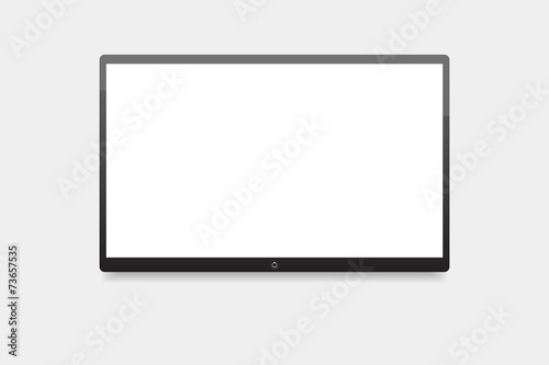 Led tv, screen TV hanging on the wall