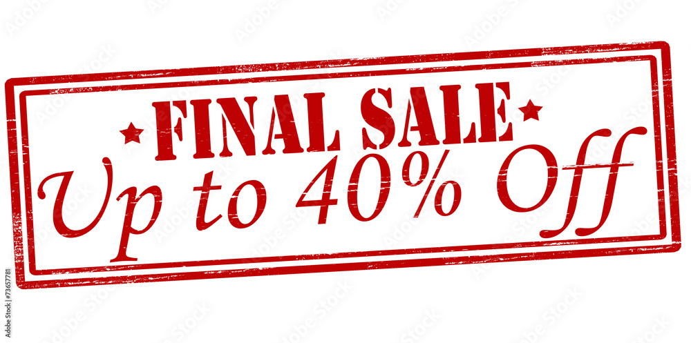 Final sale
