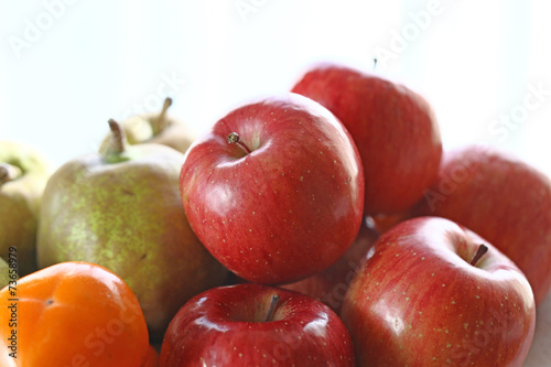 リンゴ　ラフランス　柿