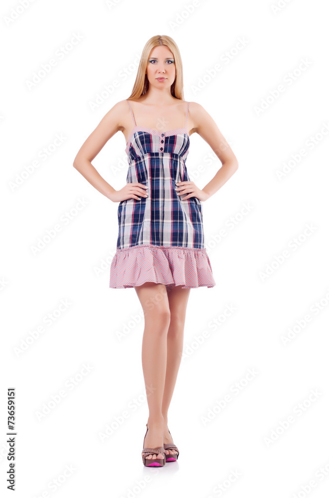 Young woman in fashion concept Young woman in fashion concept