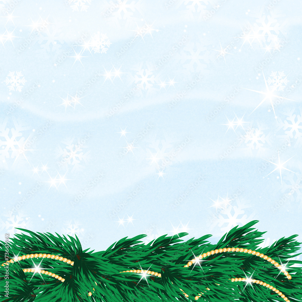 Obraz premium New Year and Christmas design with Christmas tree and Christmas