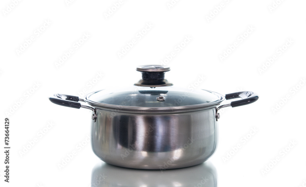 Non stick sauce pan isolate Non stick sauce pan isolate