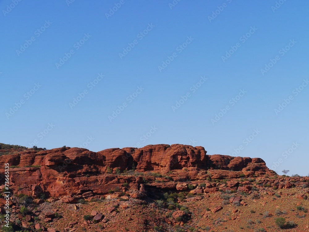 Kings canyon in the red district of Australia