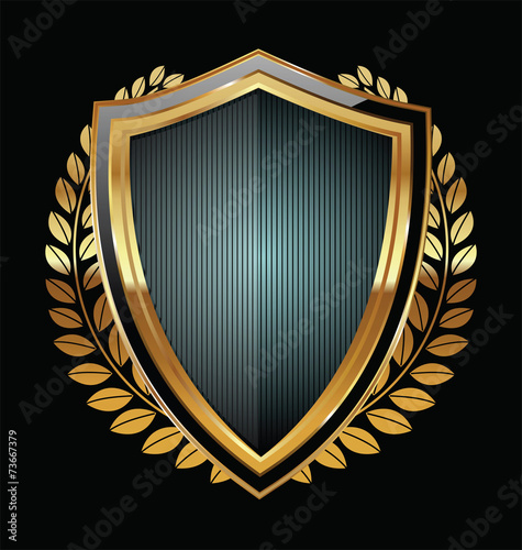 golden shield design