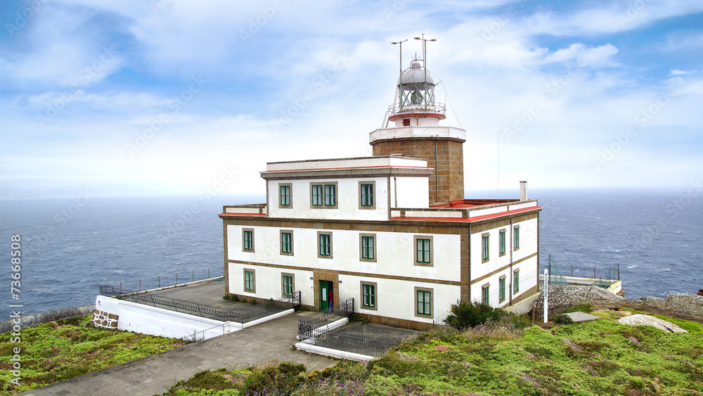 Lighthouse of Finisterre, Galicia, Spain.