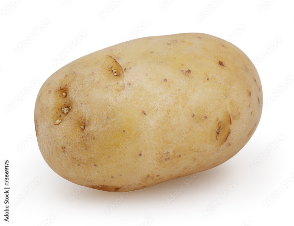 Potato isolated on white background with clipping path Potato isolated on white background with clipping path