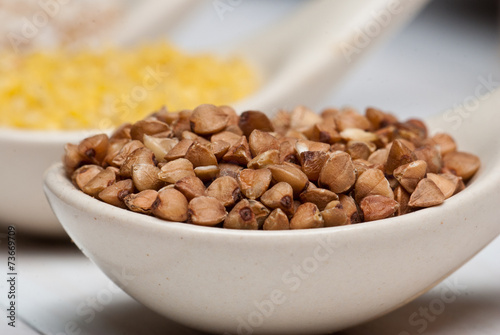 Fototapeta Naklejka Na Ścianę i Meble -  Buckwheat groats