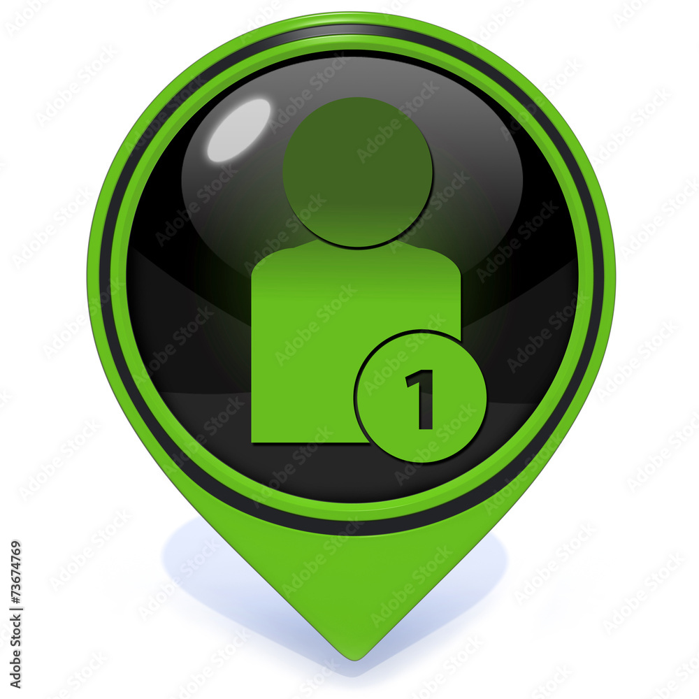 add pointer icon on white background add pointer icon on white background