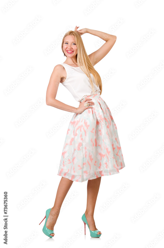 Young woman in fashion concept Young woman in fashion concept
