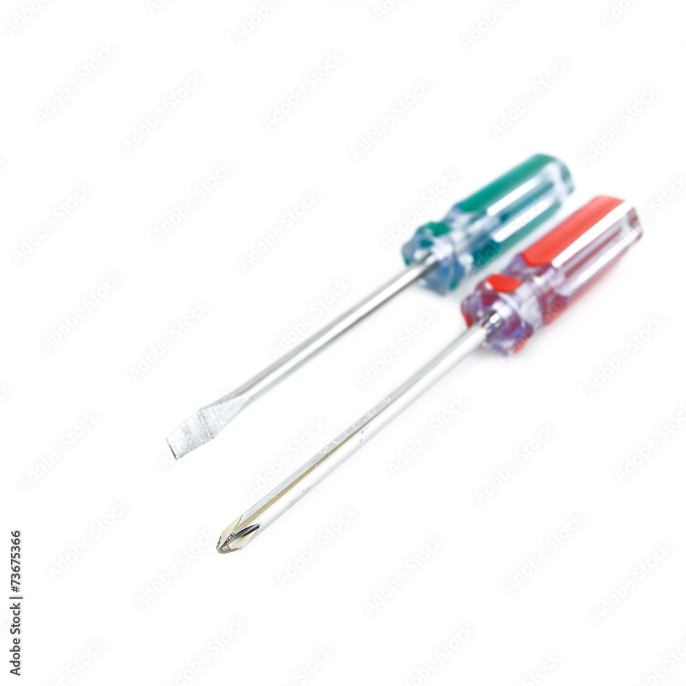 slotted screw driver & phillips screw driver