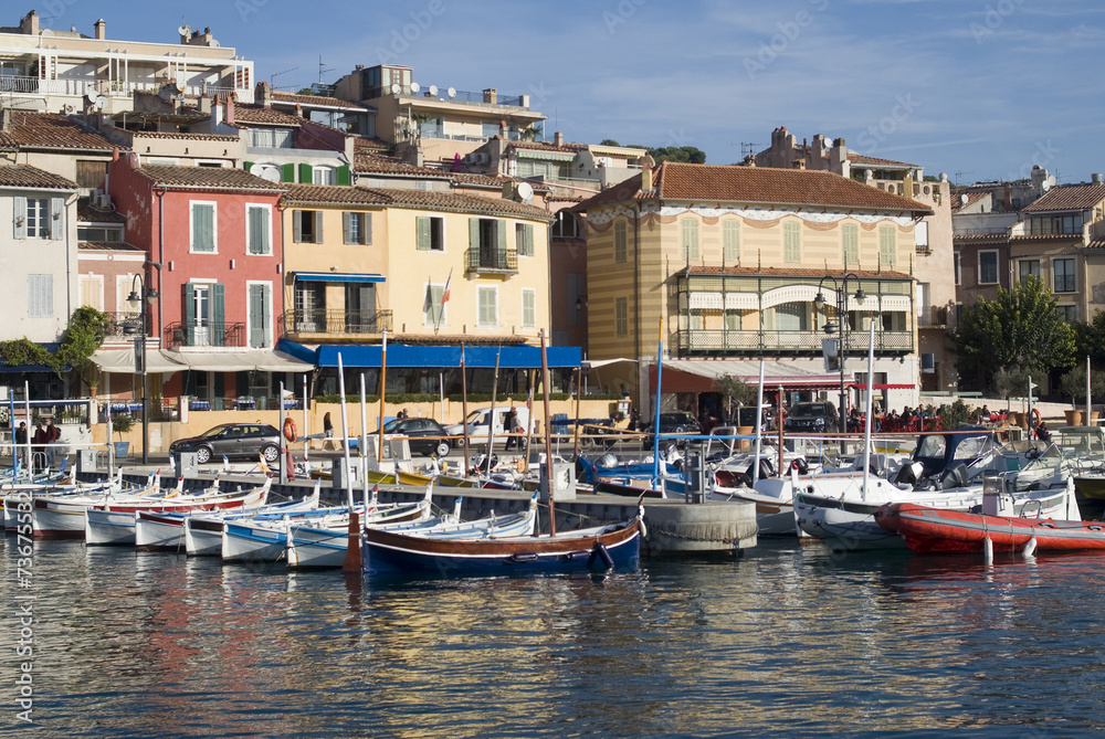 Cassis harbour, French riviera