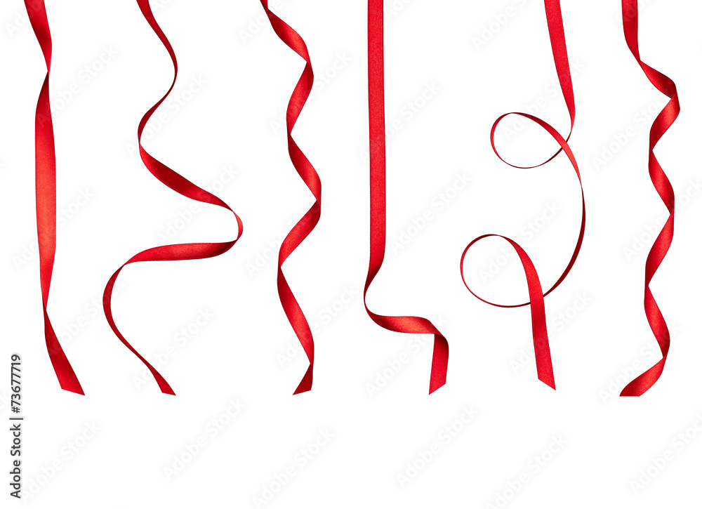 red ribbon bow celebration decoration