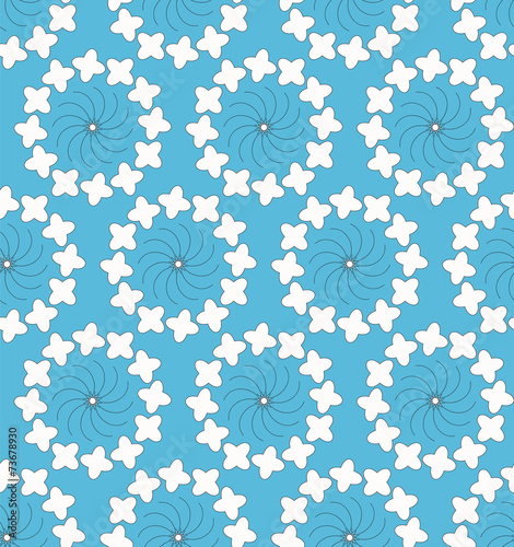 Vector seamless pattern. Modern stylish texture. Repeating