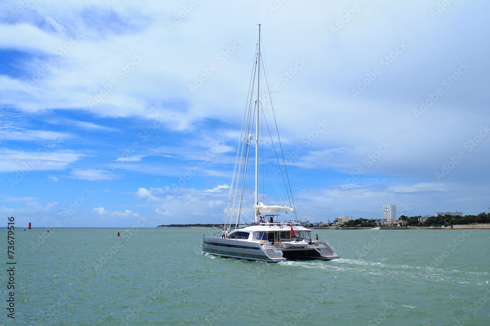 Promenade en catamaran à La Rochelle, France Promenade en catamaran à La Rochelle, France