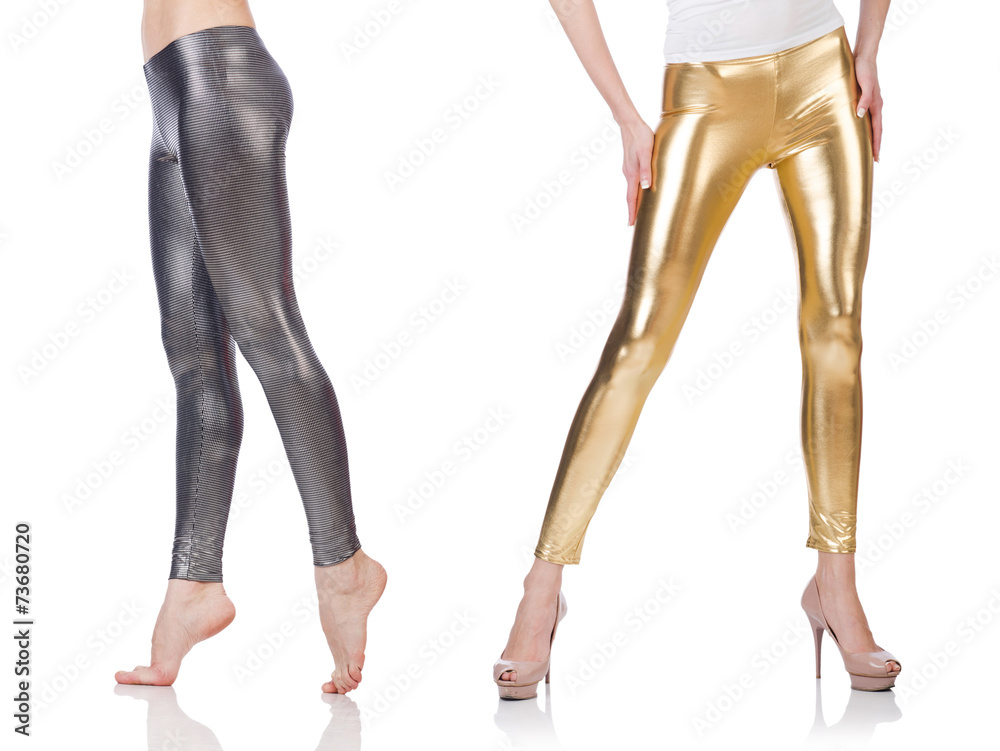 Woman legs isolated on the white background Woman legs isolated on the white background