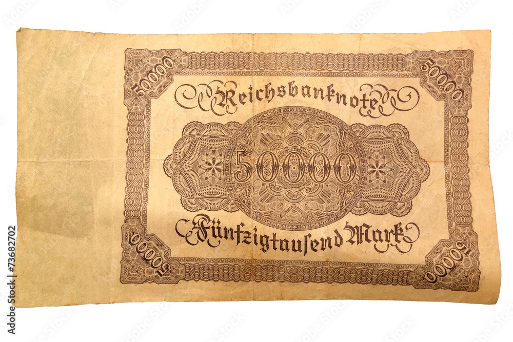 Inflationsgeld Reichsbanknote vom 19.11.1922 Fünfzigtausend