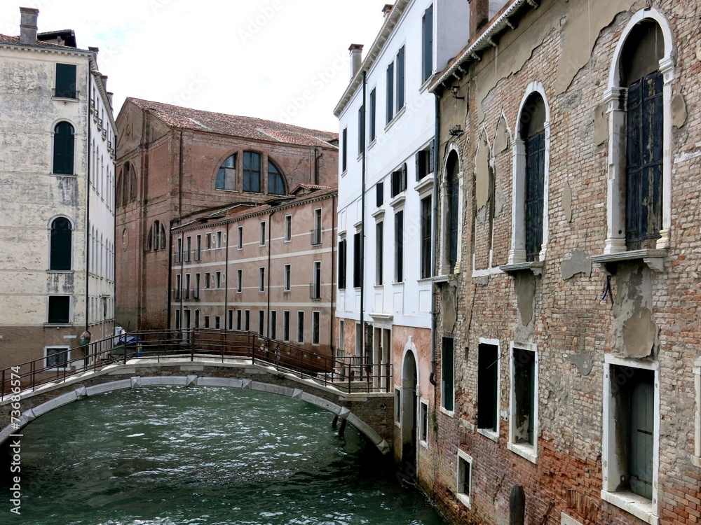 Canal Bridge Venice Italy