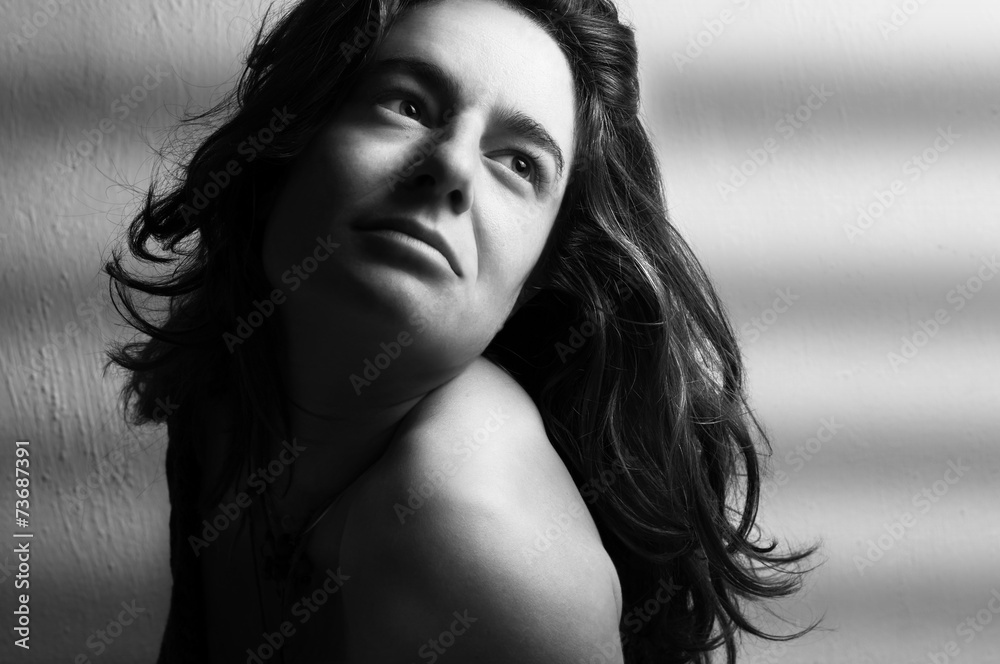 Fashion portrait of a young beautiful woman Fashion portrait of a young beautiful woman