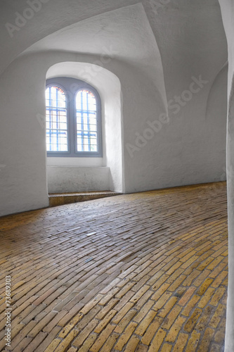 Photography The spiral ramp in Round tower in Copenhagen.
