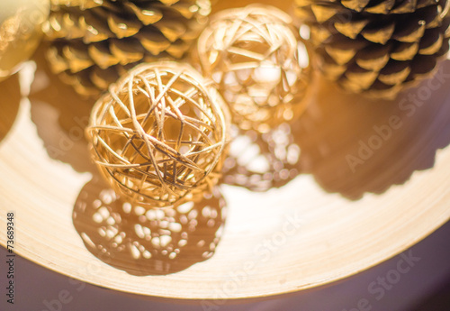 Obraz na płótnie christmas w salonie