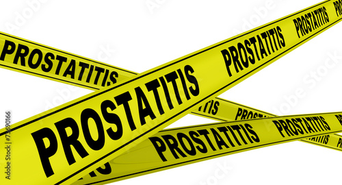 Простатит (prostatitis). Желтая оградительная лента