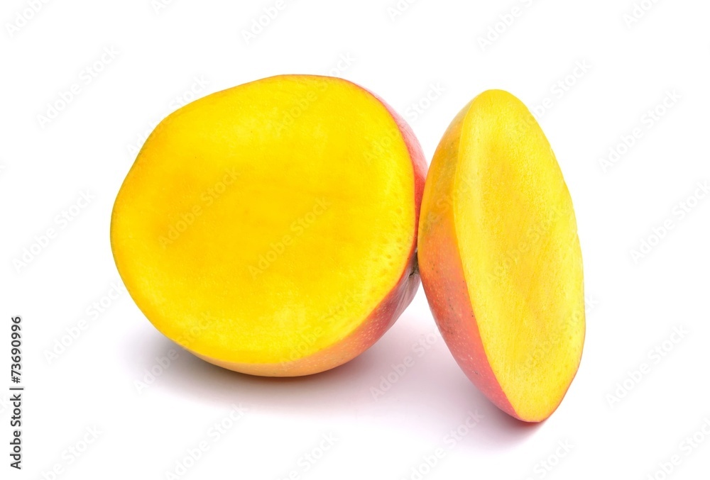 Mango fruit isolated on white background