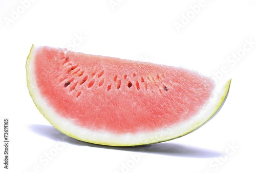 Watermelon on white background