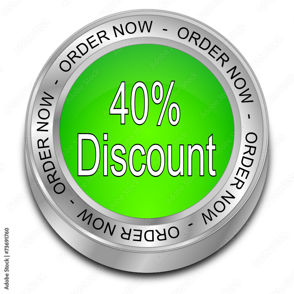 40% Discount - Order now Button 40% Discount - Order now Button