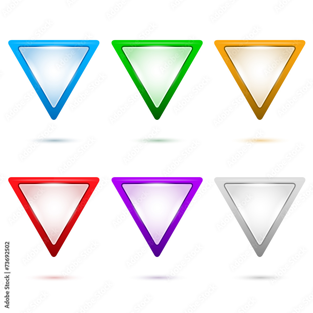 Map-pointer-triangle-set-of-color Map-pointer-triangle-set-of-color