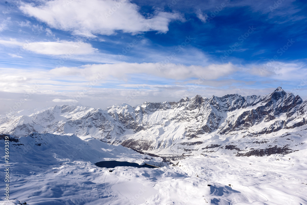 Panorama della Valtournenche