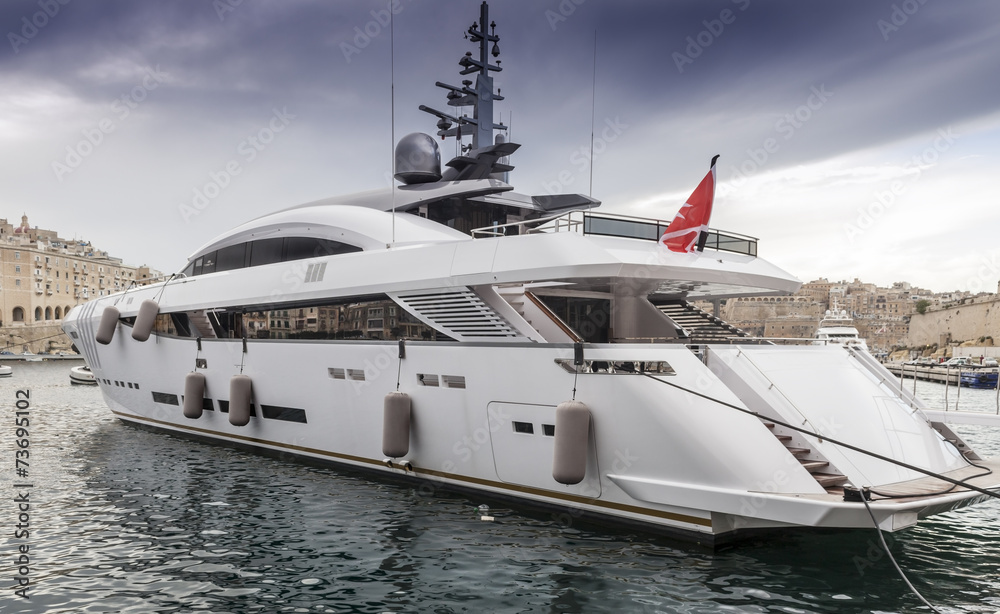 Naklejka premium Yacht