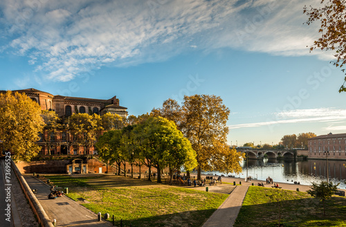 Place de la Daurade Toulouse, Haute-Garonne en Occitanie, France