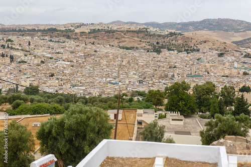 Fes, Marokko, panorama photo