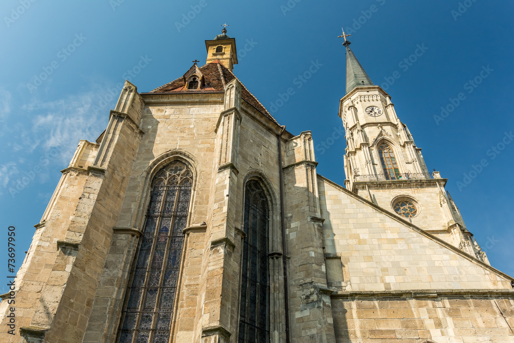 Gothic Catholic Church of Saint Michael in Cluj-Napoca