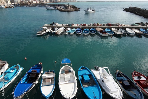 Gallipoli-Italia Barche con peschereccio