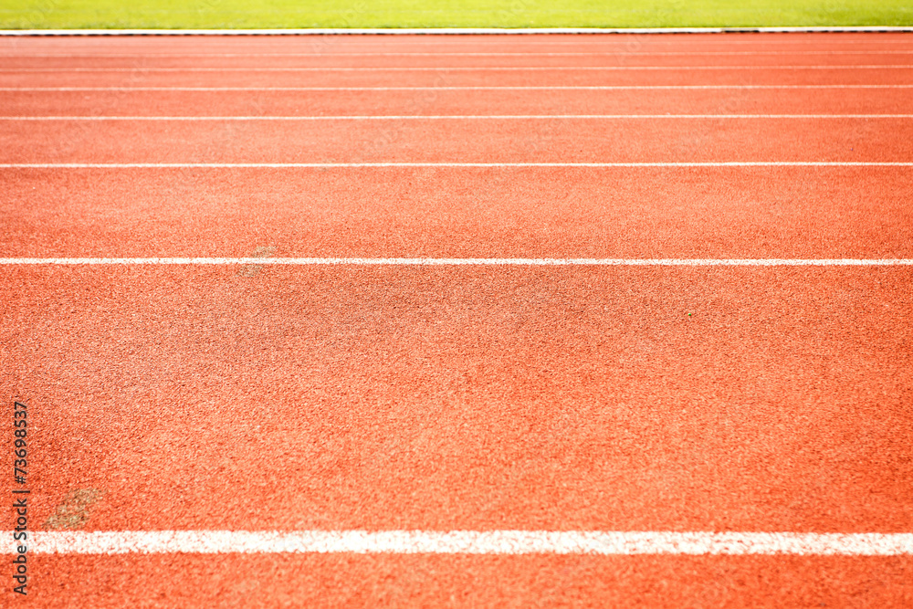 Fototapeta premium Running track for athletics