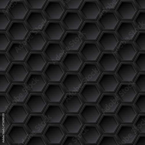 Black grid seamless pattern