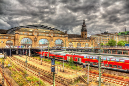 Hamburg central railway station - Germany