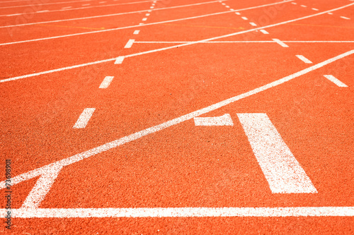 Running track for athletics