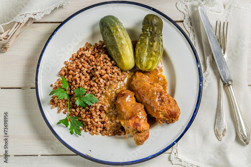 Photos Scions of beef with pickled cucumber
