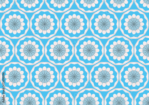 Ornamental frosty or floral background. Seamless pattern for