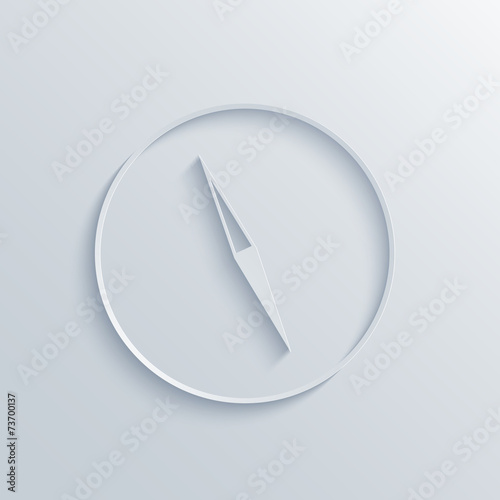 Vector modern compass background.