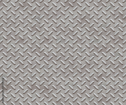 texture of chrome diamond steel floor for background