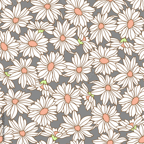 シームレスな花柄