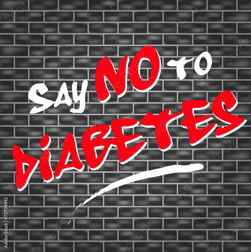 no diabetes graffiti